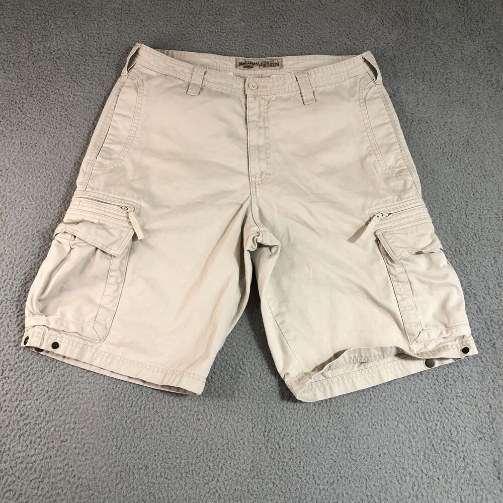 Lee Shorts Mens 34 Beige Tan Casual Gorpcore Outdoor Hiking Cargo Denim‎ Camping
